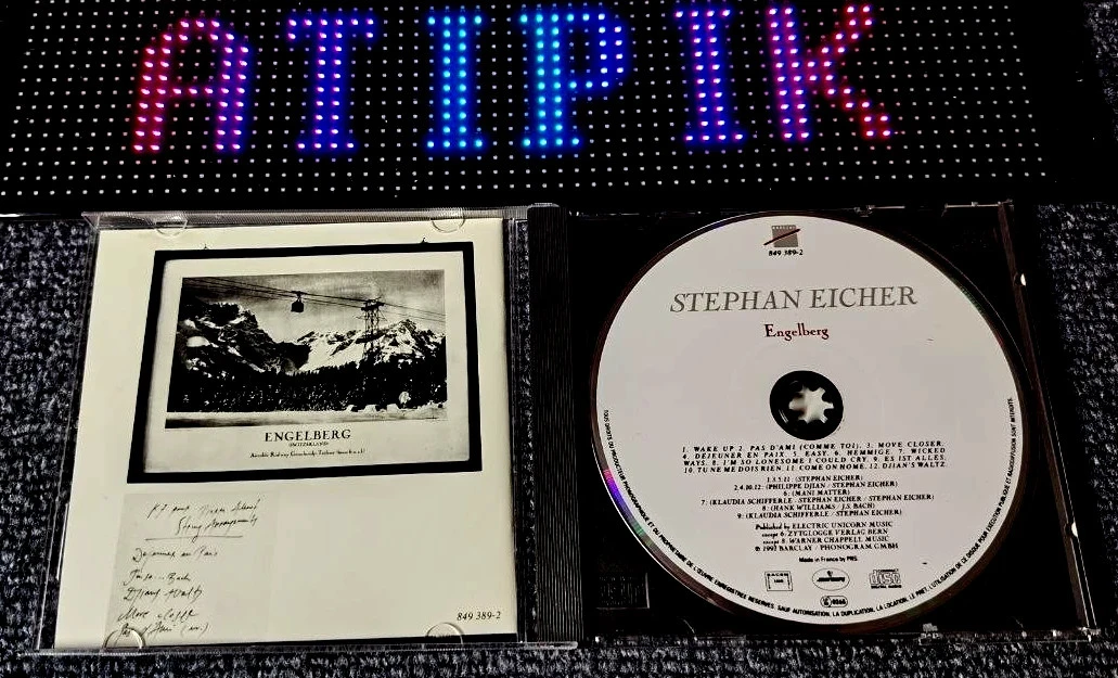 🎄Stephan Eicher  - Engelberg - CD Culto Pop Rock Raro Suizo 🎧 – photo 3